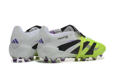 Men's Adidas Predator 25 Elite Foldover Tongue FG Firm Ground Low-Tops Football Boots - Yellow/Black