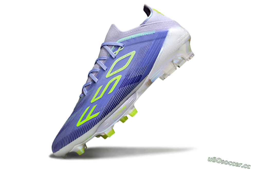 Men's Adidas F50+ Elite Lightstrike Pro FG Firm Ground Low-Tops Football Boots - Blue/Yellow 5