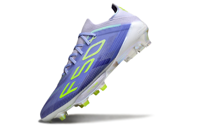Men's Adidas F50+ Elite Lightstrike Pro FG Firm Ground Low-Tops Football Boots - Blue/Yellow