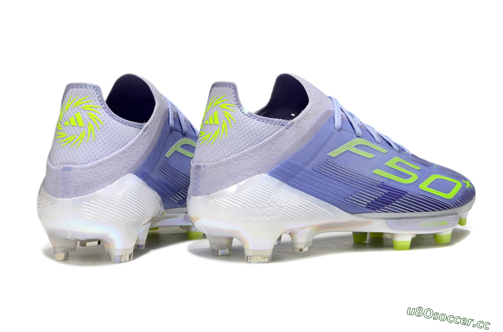 Men's Adidas F50+ Elite Lightstrike Pro FG Firm Ground Low-Tops Football Boots - Blue/Yellow 6