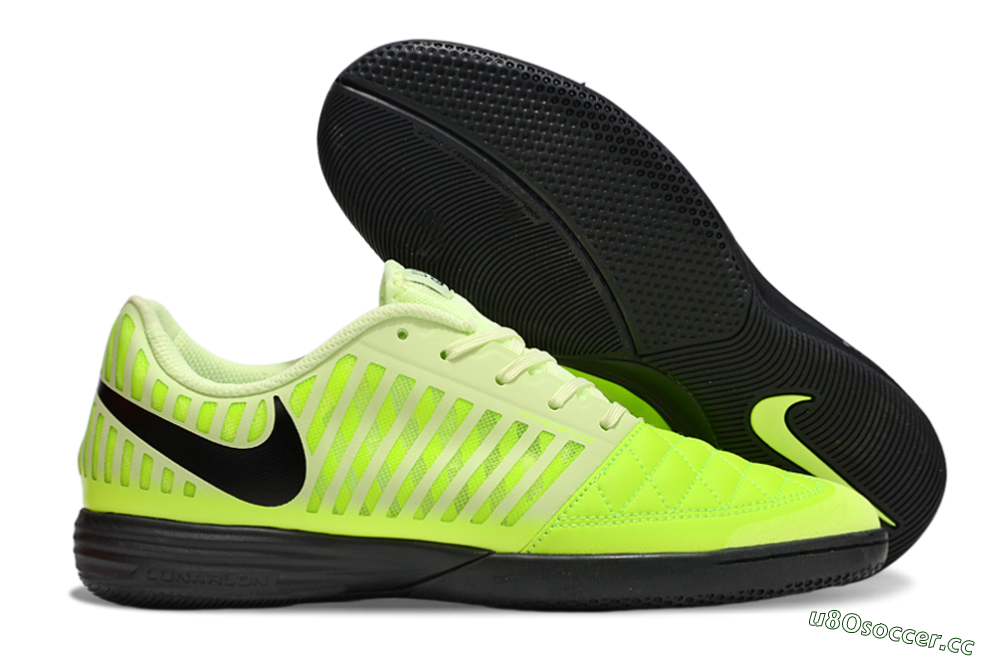 Unisex Nike Lunar Gato 2 IC Indoor & Futsal Low-Tops Football Shoes - Yellow/Black 2