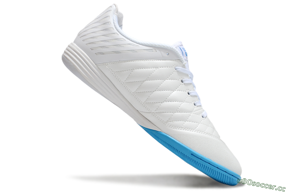 Unisex Nike Lunar Gato 2 IC Indoor & Futsal Low-Tops Football Shoes - White/Blue 4