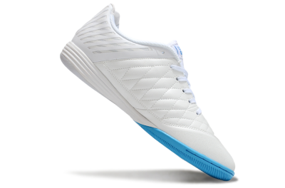 Unisex Nike Lunar Gato 2 IC Indoor & Futsal Low-Tops Football Shoes - White/Blue