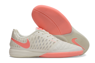 Unisex Nike Lunar Gato 2 IC Indoor & Futsal Low-Tops Football Shoes - Beige/Red