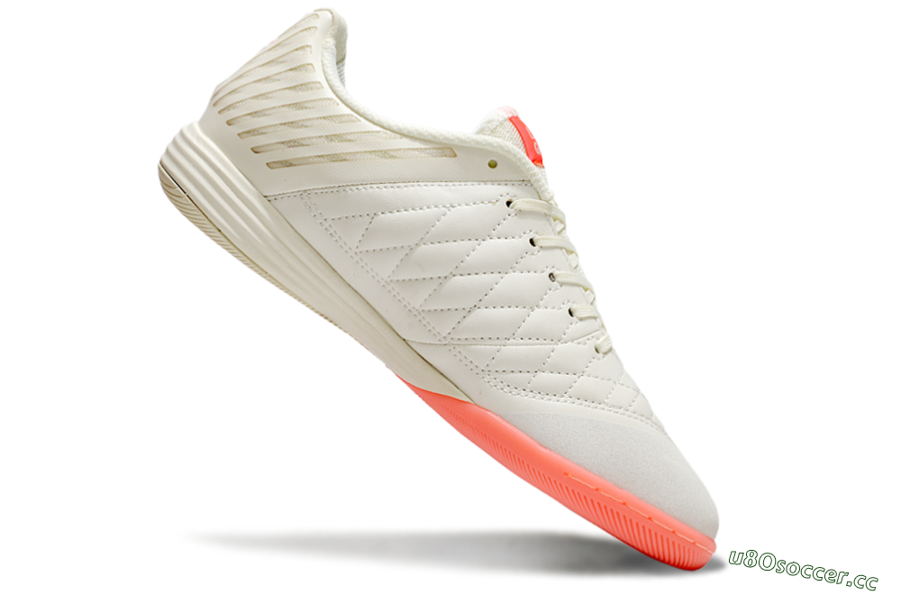 Unisex Nike Lunar Gato 2 IC Indoor & Futsal Low-Tops Football Shoes - Beige/Red 4