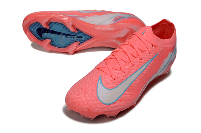 Unisex Nike Air Zoom Mercurial Vapor 16 Elite FG Firm Ground Low-Tops Football Boots - Red/Jade/Grey