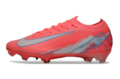 Unisex Nike Air Zoom Mercurial Vapor 16 Elite FG Firm Ground Low-Tops Football Boots - Red/Jade/Grey