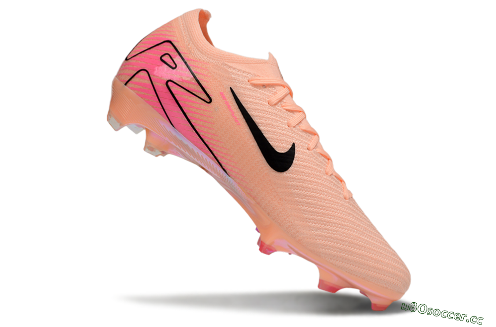 Unisex Nike Air Zoom Mercurial Vapor 16 Elite FG Firm Ground Low-Tops Football Boots - Pink/Black/Gold 4