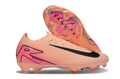 Unisex Nike Air Zoom Mercurial Vapor 16 Elite FG Firm Ground Low-Tops Football Boots - Pink/Black/Gold