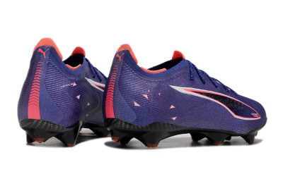 Men's Puma Ultra 5 Ultimate FG Firm Ground Low-Tops Football Boots - Purple/Pink/White