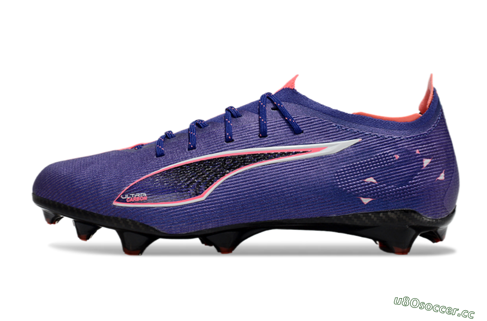 Men's Puma Ultra 5 Ultimate FG Firm Ground Low-Tops Football Boots - Purple/Pink/White 0