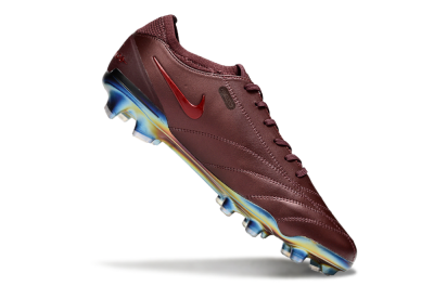 Men's Nike Tiempo Legend 10 Elite FG Firm Ground Low-Tops Football Boots - Red/Gold