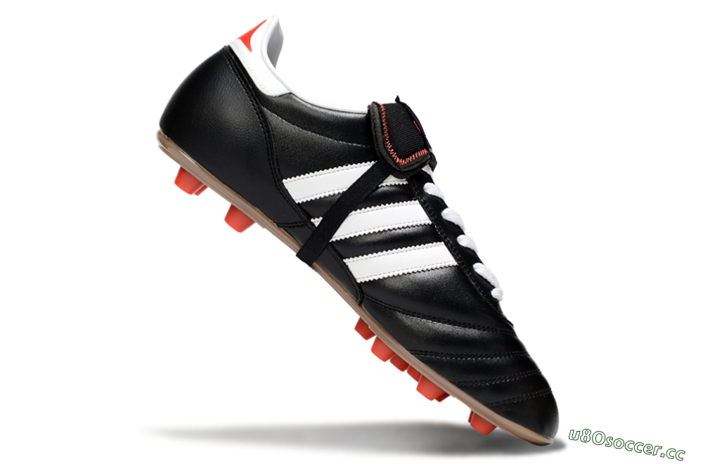 Men's Adidas Originals Copa Mundial FG Firm Ground Low-Tops Football Boots - Black/White/Gold 4