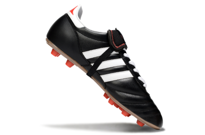 Men's Adidas Originals Copa Mundial FG Firm Ground Low-Tops Football Boots - Black/White/Gold