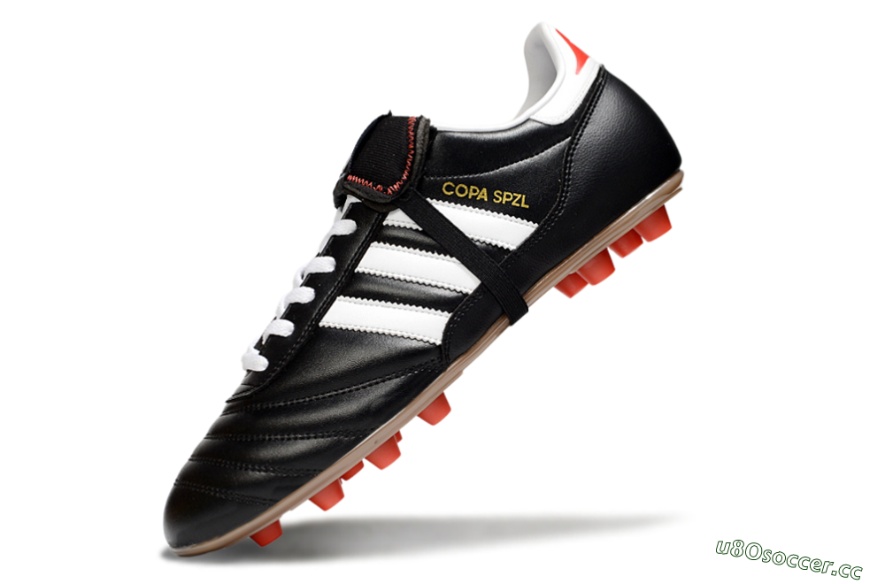 Men's Adidas Originals Copa Mundial FG Firm Ground Low-Tops Football Boots - Black/White/Gold 5