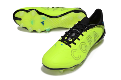 Men's Adidas Copa Pure 3 Elite FG Firm Ground Low-Tops Football Boots - Yellow/Black/Blue