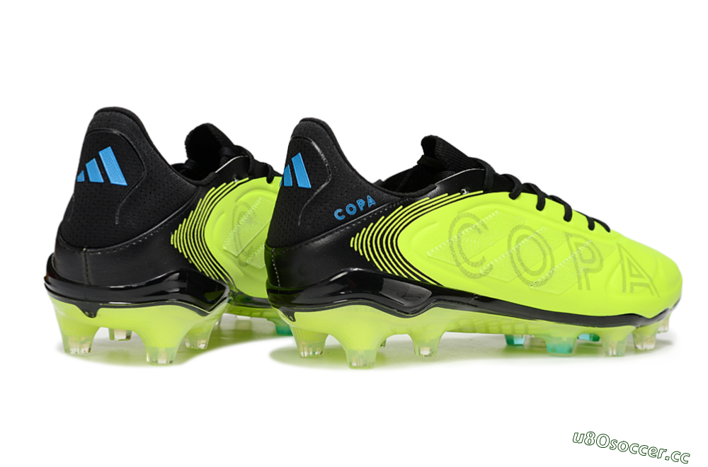 Men's Adidas Copa Pure 3 Elite FG Firm Ground Low-Tops Football Boots - Yellow/Black/Blue 6