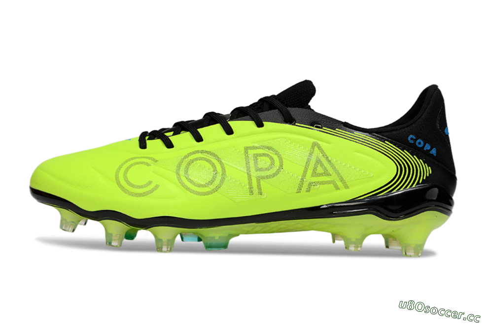 Men's Adidas Copa Pure 3 Elite FG Firm Ground Low-Tops Football Boots - Yellow/Black/Blue 0