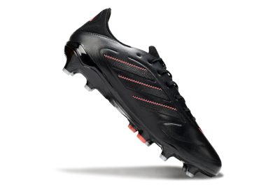 Men's Adidas Copa Pure 3 Elite FG Firm Ground Low-Tops Football Boots - Black/Red