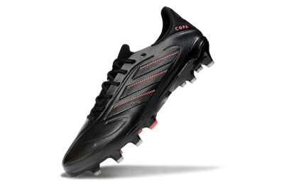 Men's Adidas Copa Pure 3 Elite FG Firm Ground Low-Tops Football Boots - Black/Red