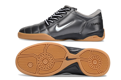 Men's Nike Total 90 II IC Indoor & Futsal Low-Tops Football Shoes - Grey/White