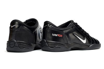 Men's Nike Total 90 II IC Indoor & Futsal Low-Tops Football Shoes - Black/White/Red