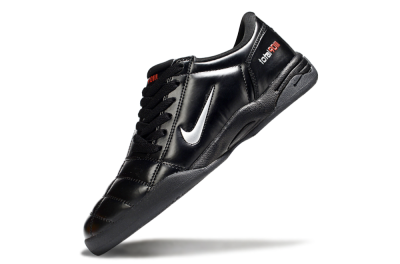 Men's Nike Total 90 II IC Indoor & Futsal Low-Tops Football Shoes - Black/White/Red
