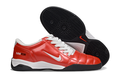 Men's Nike Total 90 II IC Indoor & Futsal Low-Tops Football Shoes - Red/White/Black