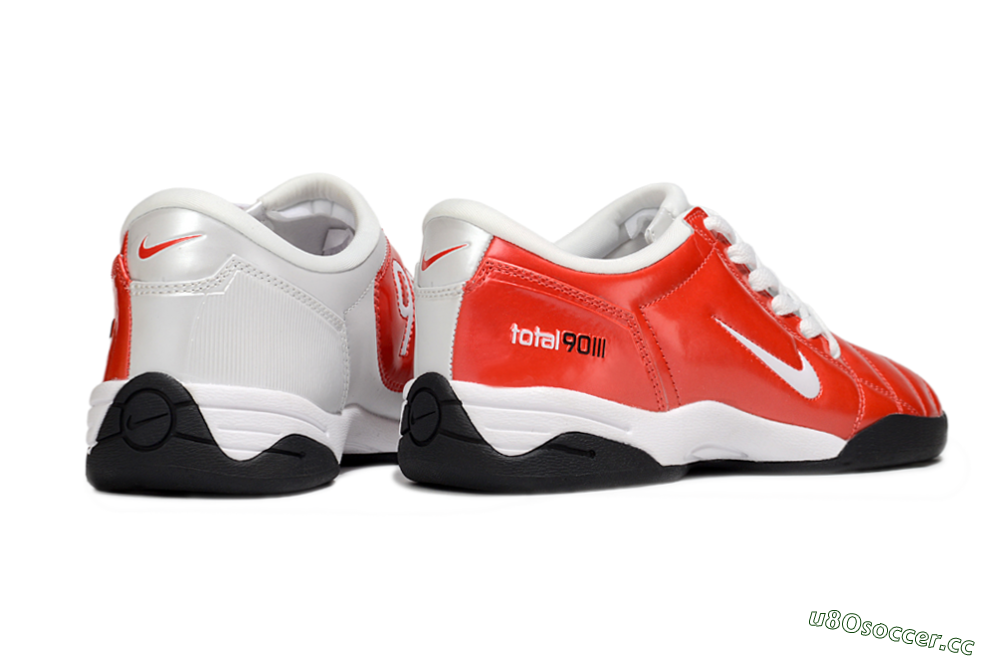 Men's Nike Total 90 II IC Indoor & Futsal Low-Tops Football Shoes - Red/White/Black 6