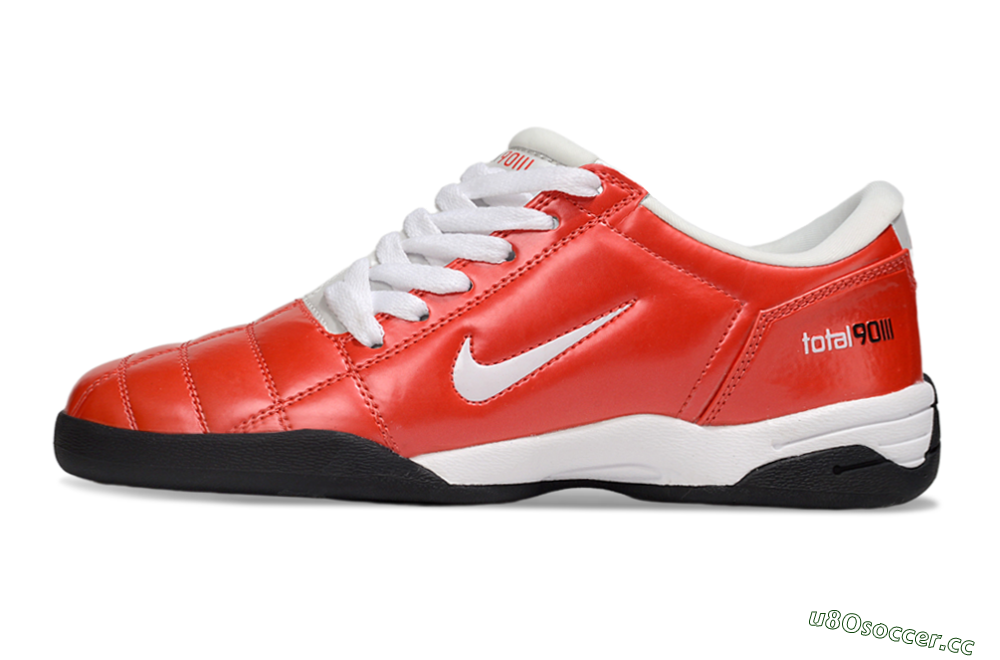 Men's Nike Total 90 II IC Indoor & Futsal Low-Tops Football Shoes - Red/White/Black 0