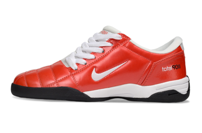 Men's Nike Total 90 II IC Indoor & Futsal Low-Tops Football Shoes - Red/White/Black