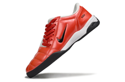 Men's Nike Total 90 II IC Indoor & Futsal Low-Tops Football Shoes - Red/Black/White