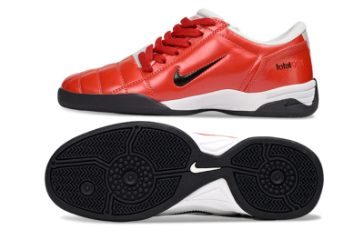Men's Nike Total 90 II IC Indoor & Futsal Low-Tops Football Shoes - Red/Black/White