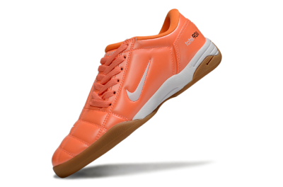 Men's Nike Total 90 II IC Indoor & Futsal Low-Tops Football Shoes - Orange/White/Brown