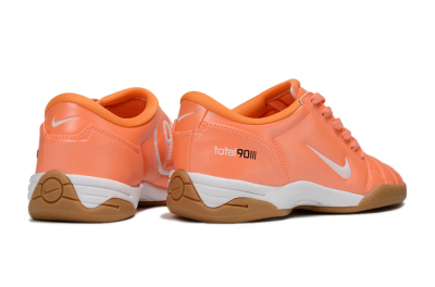 Men's Nike Total 90 II IC Indoor & Futsal Low-Tops Football Shoes - Orange/White/Brown