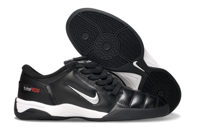 Men's Nike Total 90 II IC Indoor & Futsal Low-Tops Football Shoes - Black/White