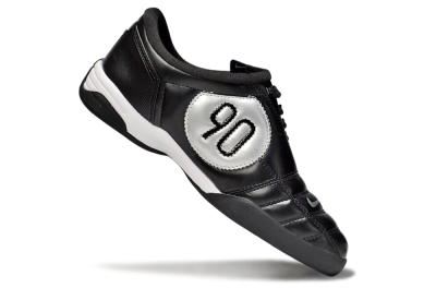 Men's Nike Total 90 II IC Indoor & Futsal Low-Tops Football Shoes - Black/White