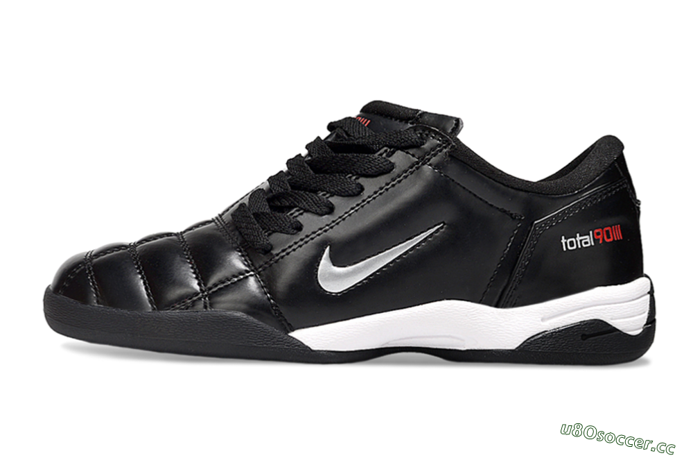 Men's Nike Total 90 II IC Indoor & Futsal Low-Tops Football Shoes - Black/White 0