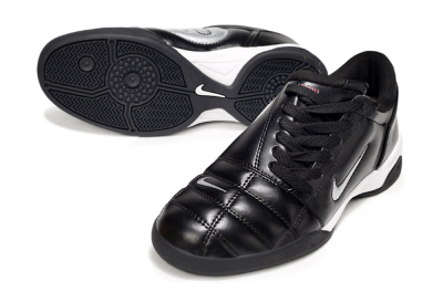 Men's Nike Total 90 II IC Indoor & Futsal Low-Tops Football Shoes - Black/White