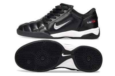 Men's Nike Total 90 II IC Indoor & Futsal Low-Tops Football Shoes - Black/White