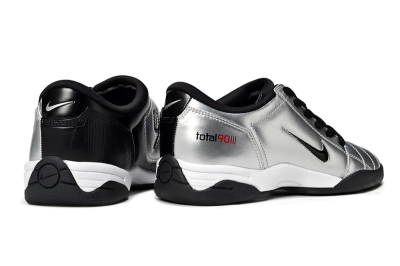Men's Nike Total 90 II IC Indoor & Futsal Low-Tops Football Shoes - Silver/Black/White