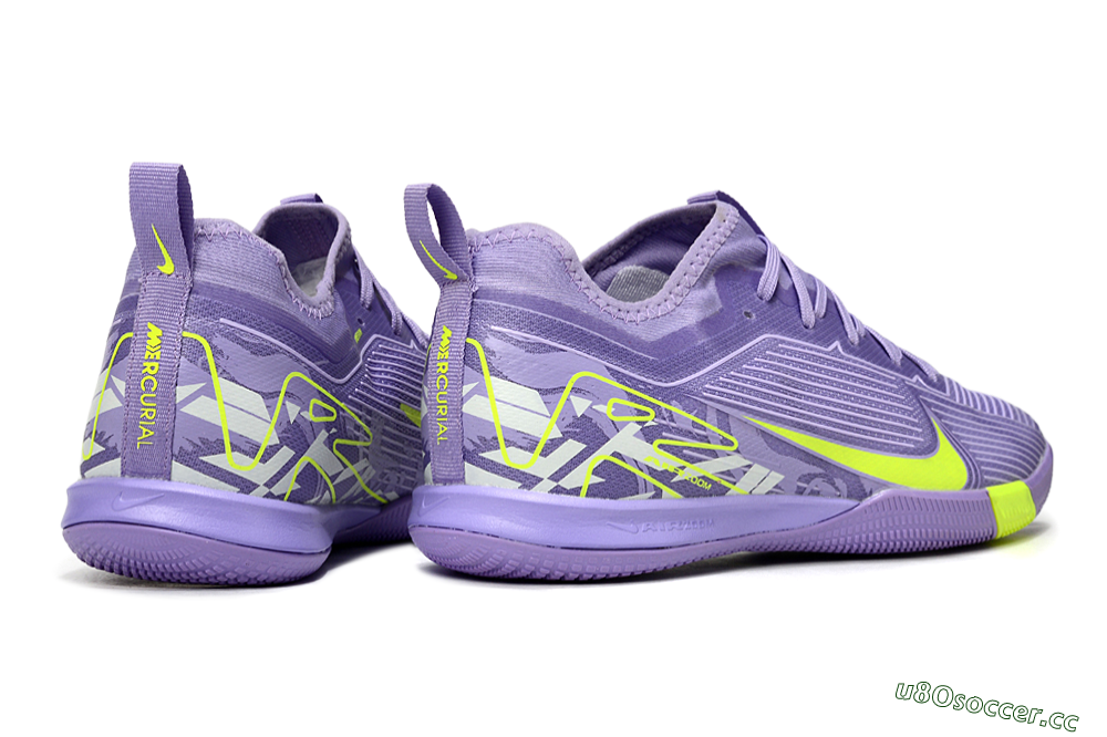 Men's Nike Air Zoom Mercurial Vapor 16 Pro IC Indoor & Futsal Low-Tops Football Shoes - Purple/Yellow/White 6