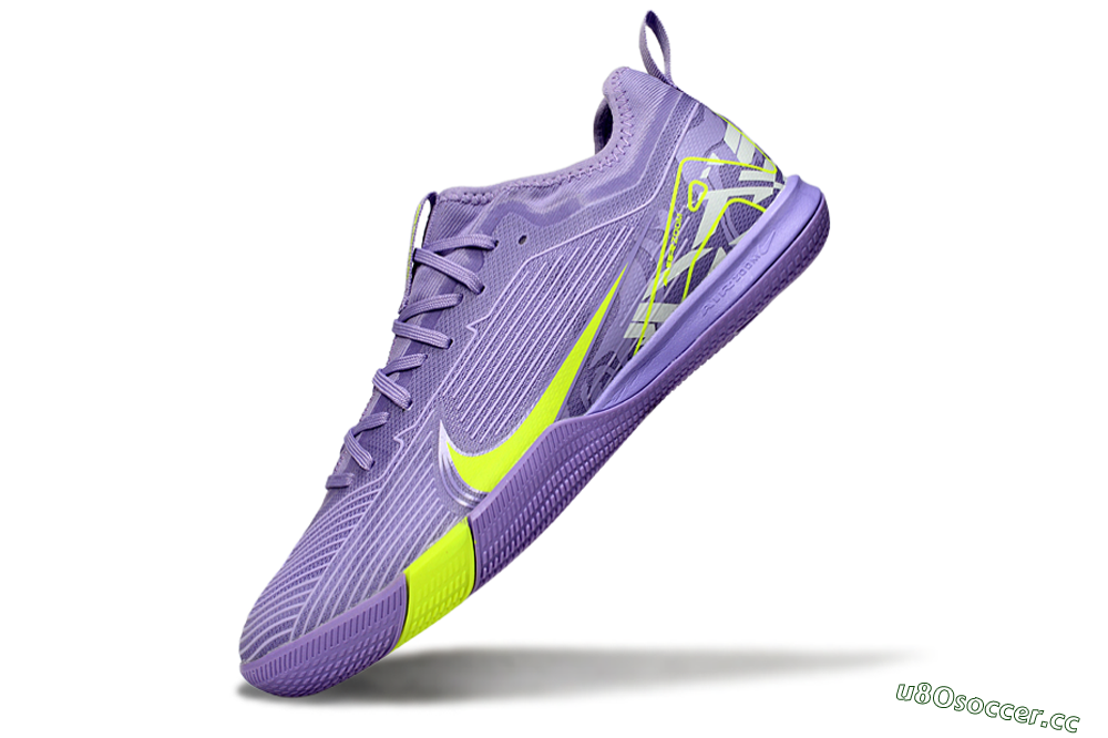 Men's Nike Air Zoom Mercurial Vapor 16 Pro IC Indoor & Futsal Low-Tops Football Shoes - Purple/Yellow/White 5