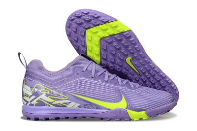 Unisex Nike Air Zoom Mercurial Vapor 16 Pro TF Artificial Turf Low-Tops Football Shoes - Purple/Yellow/White