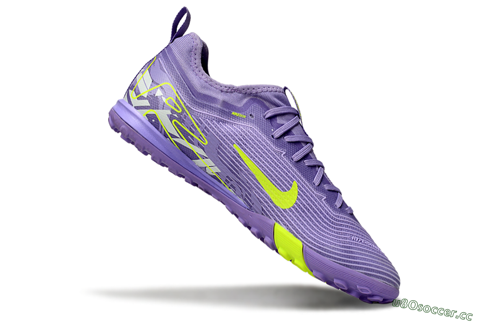 Unisex Nike Air Zoom Mercurial Vapor 16 Pro TF Artificial Turf Low-Tops Football Shoes - Purple/Yellow/White 4