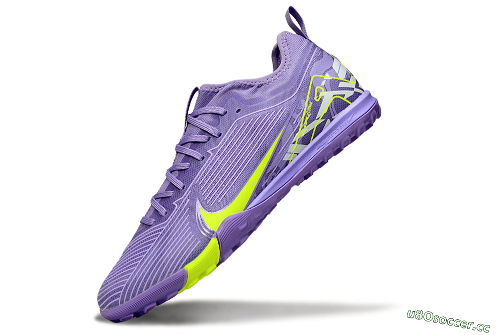 Unisex Nike Air Zoom Mercurial Vapor 16 Pro TF Artificial Turf Low-Tops Football Shoes - Purple/Yellow/White 5