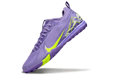 Unisex Nike Air Zoom Mercurial Vapor 16 Pro TF Artificial Turf Low-Tops Football Shoes - Purple/Yellow/White