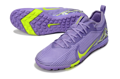 Unisex Nike Air Zoom Mercurial Vapor 16 Pro TF Artificial Turf Low-Tops Football Shoes - Purple/Yellow/White