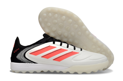 Men's Adidas Copa Gloro 2 TF Artificial Turf Low-Tops Football Shoes - White/Red/Black