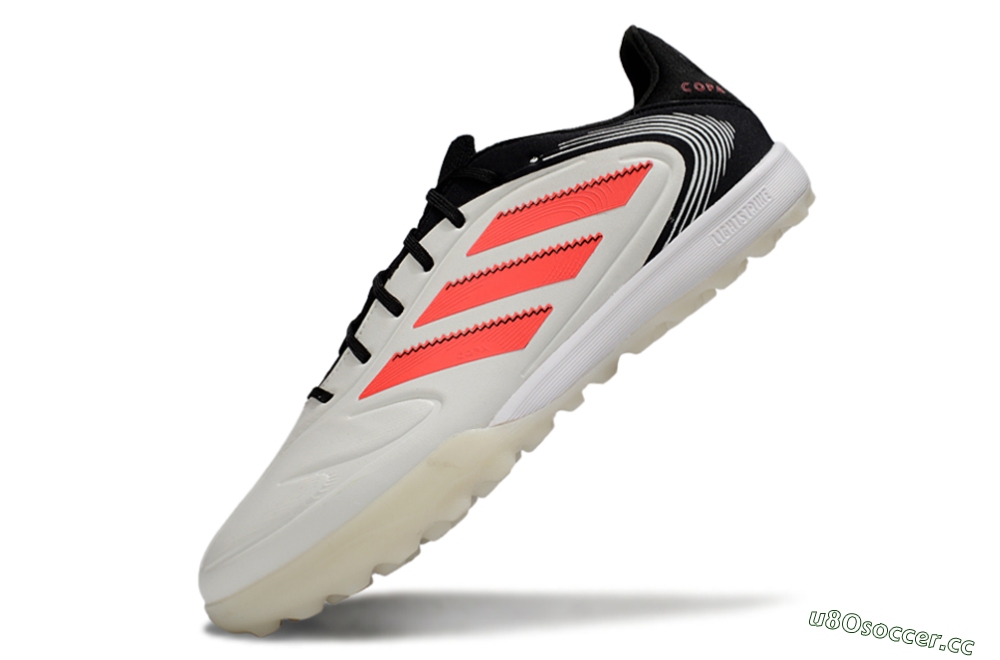 Men's Adidas Copa Gloro 2 TF Artificial Turf Low-Tops Football Shoes - White/Red/Black 5